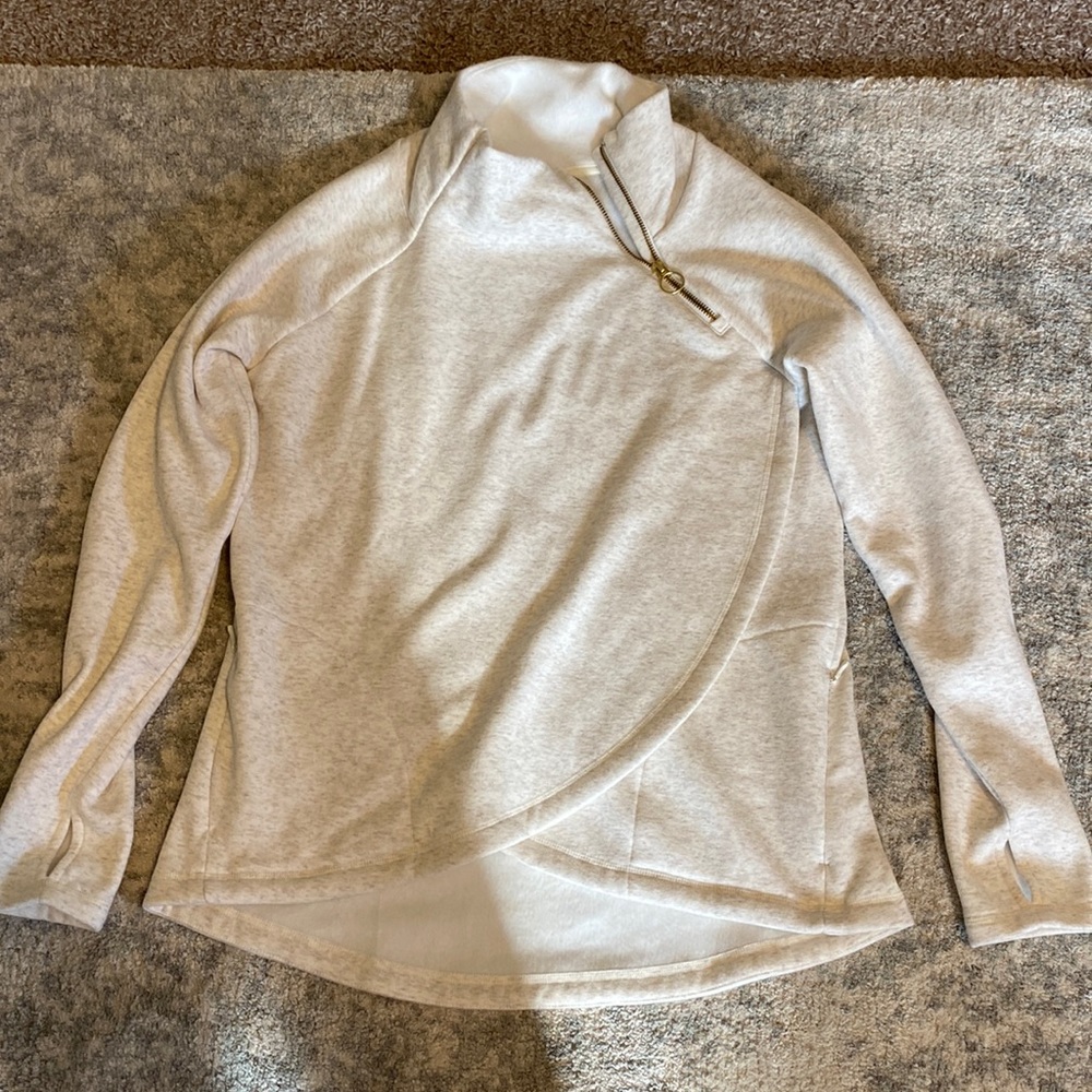 Athleta Light Gray Sweatshirt